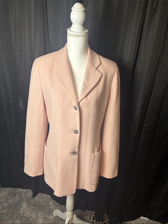 Ann Taylor Jackets & Blazers - Ann Taylor Pale Blush Pink Single-Breasted Blazer